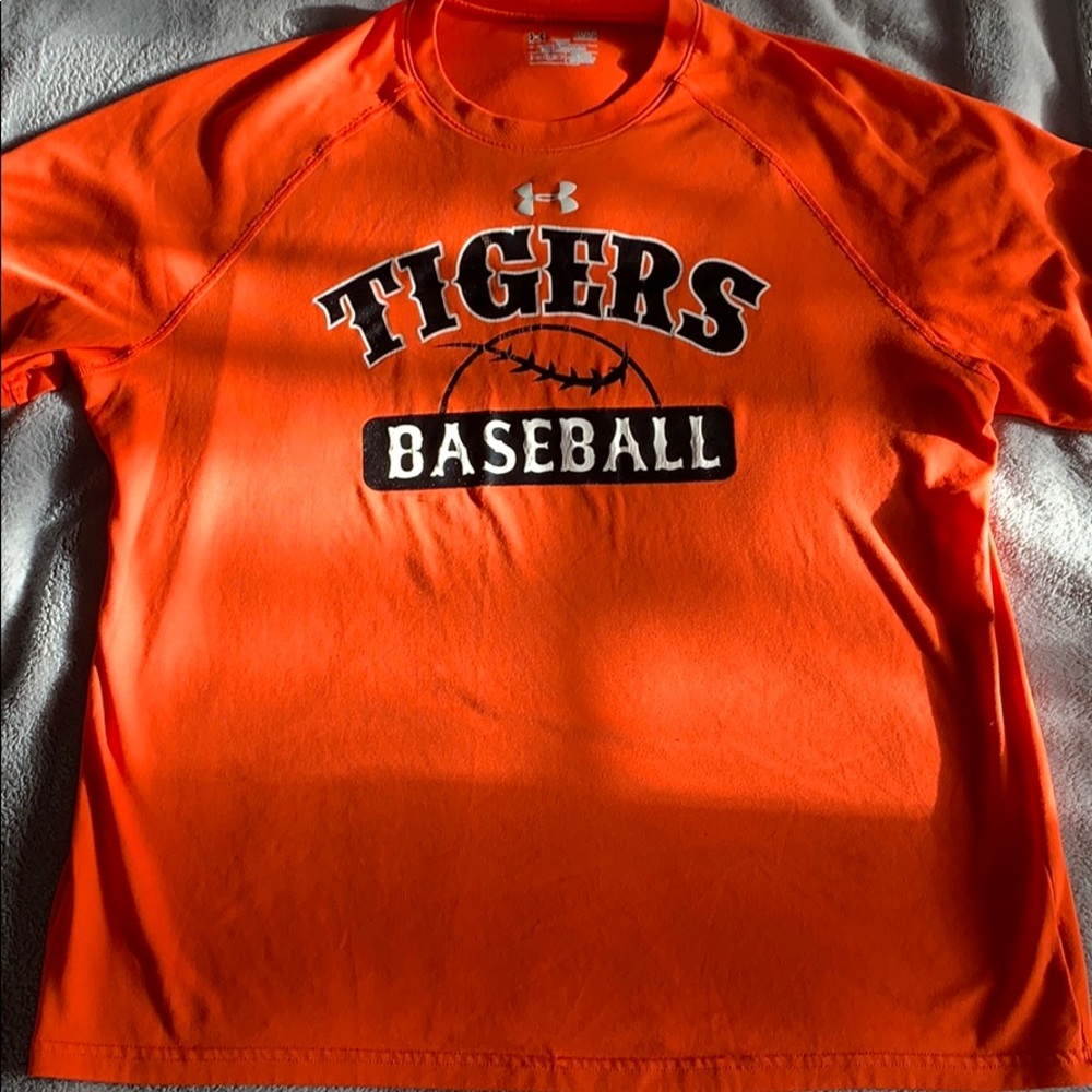 Under Armour Orange Tigers Baseball Shirt